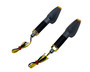Carbon Look LED Indicators - Long Stem with Amber Tips