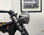 7.7" Chrome Mesh Grill H4 55W Metal Project Motorcycle Motorbike Headlight