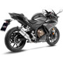 LV One Evo Stainless Steel Slip-On Muffler - 14314E - HONDA CBR 500 R