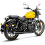 LV Classic Racer Black Edition Slip-On Muffler - 15008B - ROYAL ENFIELD METEOR 350