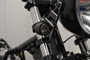 Black CNC Billet Ally Integrated LED Motorbike Driving Lights DRL and Indicators
