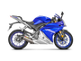 Akrapovic Racing Line Full Exhaust System Street - S-Y125R4-HRT - Yamaha R125