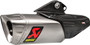 Akrapovic Titanium Slip-On Line Muffler - S-Y10SO18-HAPLT - YAMAHA YZF-R1M 1000 ABS