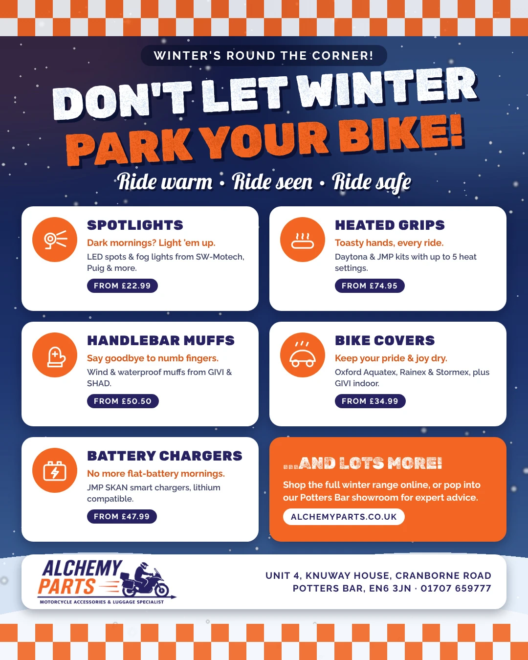 Don't Let Winter Park Your Bike...