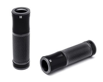 Motorcycle Black Hand Grips for 22mm 7/8