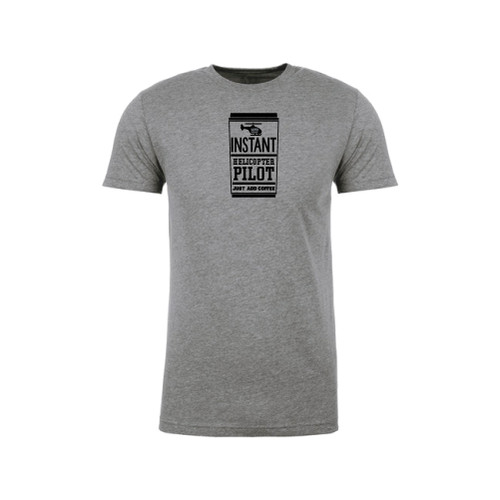 Unisex "Instant Helicopter Pilot" Heather Cotton Tee Unisex "Instant Helicopter Pilot" Heather Cotton Tee