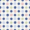  P&B Textiles Fabric - Indigo Petals - Dots Multi 