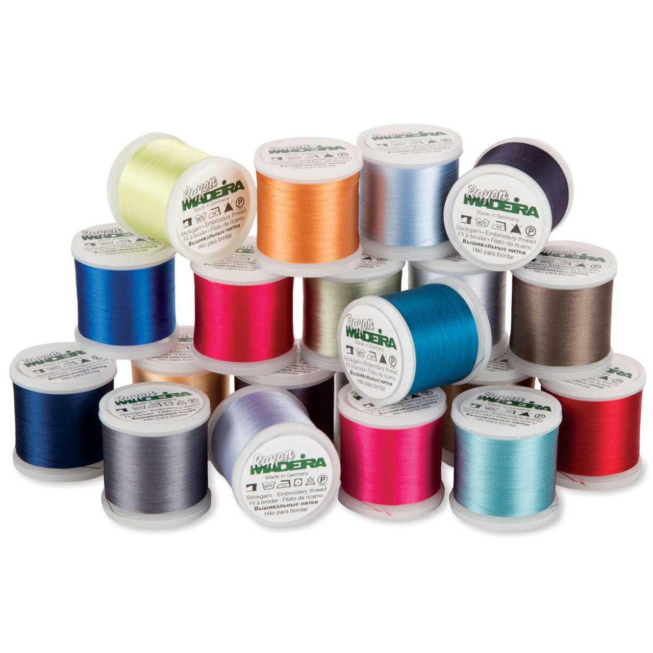 Madeira #40 Weight Polyneon Thread Kit - 16 Pack, 1100yd