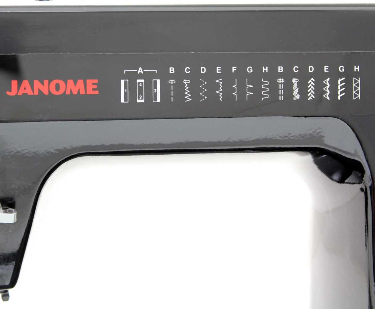 Janome HD1000 Black Edition Sewing Machine with Bonus Accessories