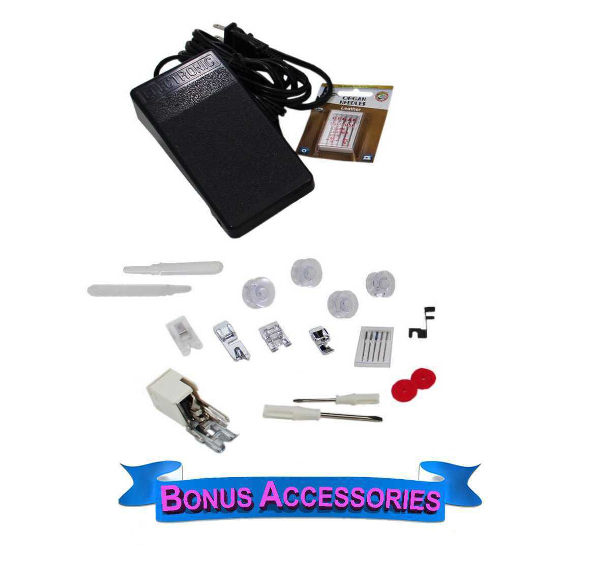 Janome HD1000 Black Edition Sewing Machine with Bonus Accessories