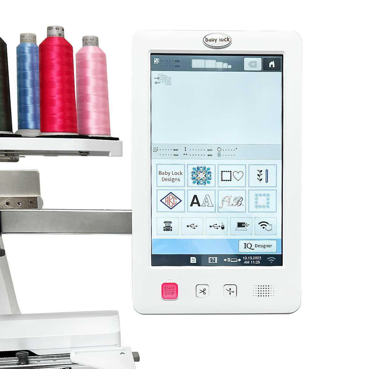 Baby Lock Venture 10 Needle Embroidery Machine with Premier Package