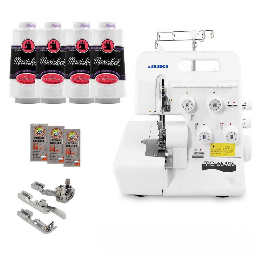 Juki MO-654DE Pearl 2 Needle 2/3/4 Thread Serger w/Bonus