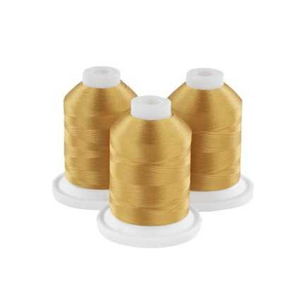 Brother 100% Polyester Color Fast, High Shine Embroidery Thread - 3 ...