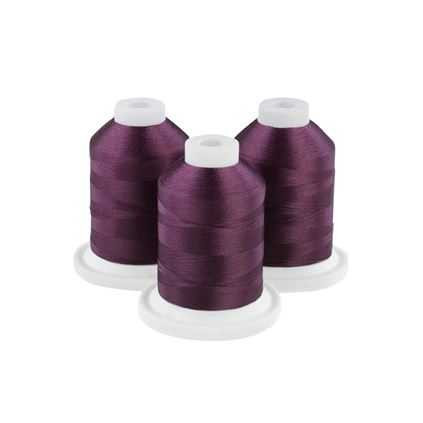 Brother 100% Polyester Color Fast, High Shine Embroidery Thread - 3 ...