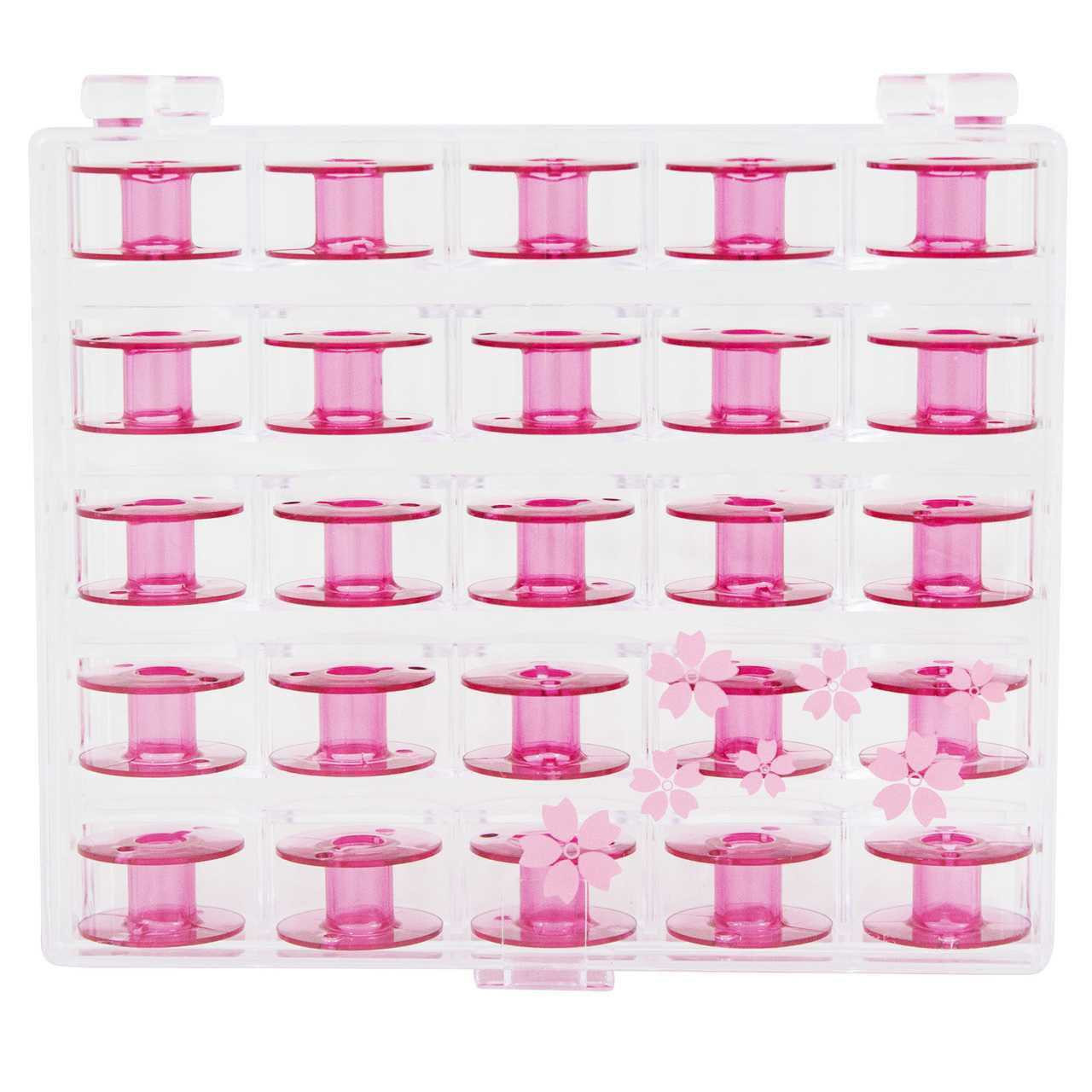 Janome Style J Cherry Blossom Bobbins (25 Pack)