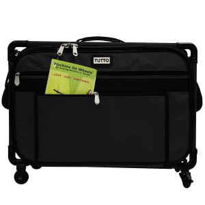 Tutto 22" Large Sewing Machine Bag on Wheels (Black)