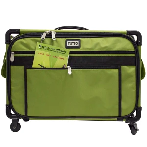 Tutto 22" Large Sewing Machine Bag on Wheels (Lime)