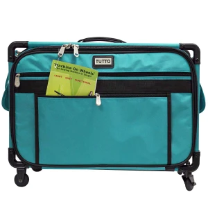 Tutto 22" Large Sewing Machine Bag on Wheels (Turquoise)