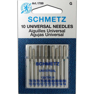 Schmetz Universal Needles 10 Pack - Small Size Assortment