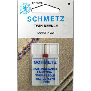 Schmetz Twin Needle - Size 2.5/80