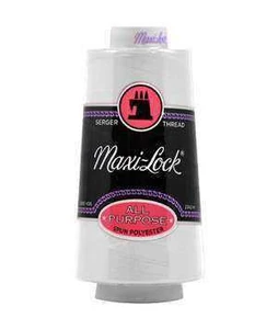 A&E Maxi-Lock Serger Thread - White