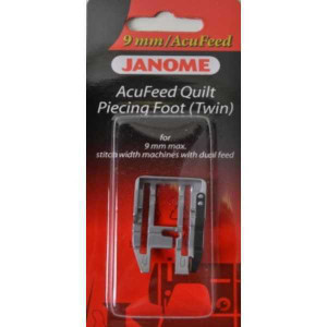 Janome AcuFeed Quilt Piecing Foot (Twin) for 9mm Machines