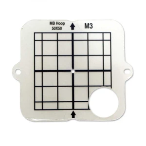 Janome Hoop Template only 50mm x 50mm (1.91" x 1.97") for the MB4/MB7 M3 Hoop