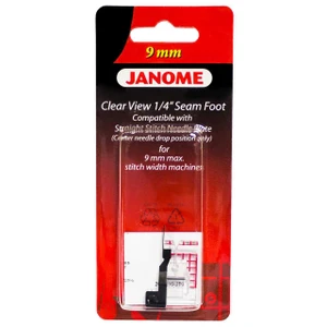 Janome Clear View 1/4" Foot for 9mm Machines