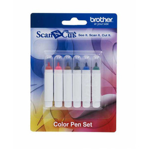 Brother ScanNCut 6 Color Pen Set