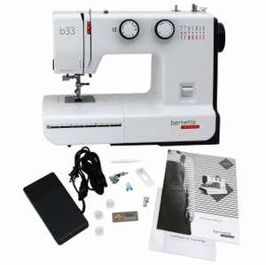 Bernette B33 Swiss Design Sewing Machine with accessories