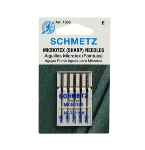 Schmetz 1839 Microtex Needles 5 Pack Assorted Sizes