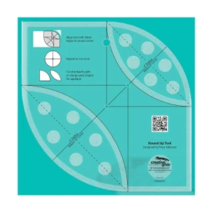 Creative Grids Round Up Tool and Quilting Ruler
