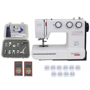 Bernette B35 Swiss Design Sewing Machine with Bonus Bundle