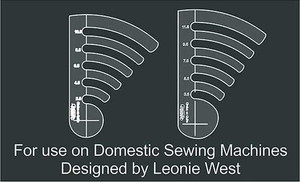 Sew Steady Circles on Quilts Template Set 2 - 2.5 to 11.5 inches