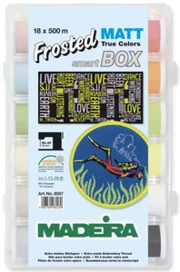 Madeira Frosted Matt 18- 500M Spool Smartbox