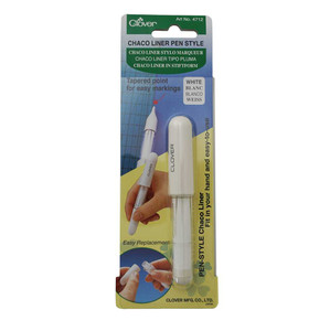 Clover Chaco Liner Pen Style - White