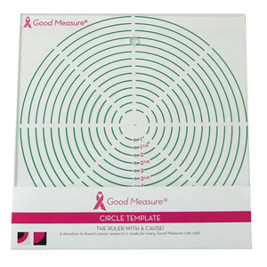 Good Measure Circle Template Ruler