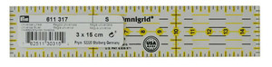 Omnigrid Metric Ruler 3cm x 15cm