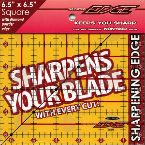 Sullivans Cutting Edge Clear Sharpening Edge Ruler 6-1/2in Square