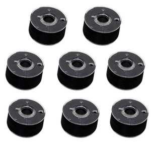 Fil-Tec Clear-Glide Poly Bulk Prewound Class L 115yd Bobbins Black 100 Per Package