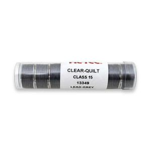 Fil-Tec Clear-Quilt Pre-wound Class 15A 78yd Bobbins Lead Gray 8 Count