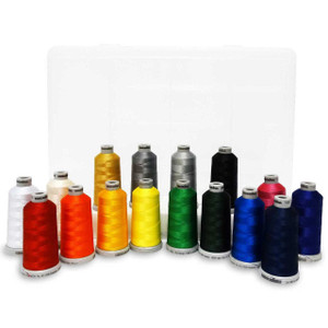 Madeira #40 Weight Polyneon Thread Kit - 16 Pack, 1100yd