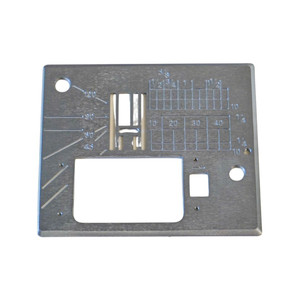 Standard Zig Zag Needle Plate fits the Janome 6300p, 6500P and the Necchi QS60. This is the needle plate only and does not have the back hardware on it.