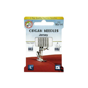 Organ ECO Needles Jersey Size 90/14 - 5 Needles Per Pack