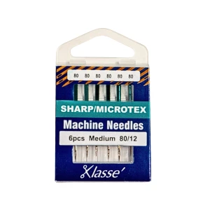 Klasse Sharps Needles 80/12 Pack of 6 Needles