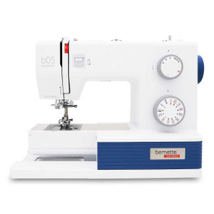 Bernette B05 Academy Sewing Machine front view with sewing arm