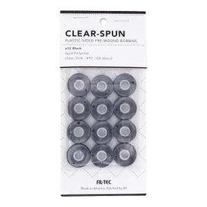 Fil-Tec Clear Spun - 12 Pack - Class 15/A #90 Black