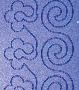 Grace Plastic Pattern Perfect 3-Panel - Popcorn Swirl