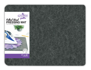 The Gypsy Quilter Wool Pressing Mat 17in x 24in x 1/2in Thick