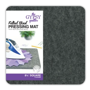 The Gypsy Quilter Wool Pressing Mat 8-1/2in x 8-1/2in x 1/2in Thick